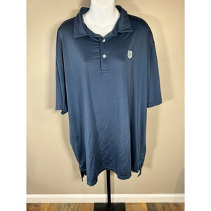 Peter Millar Polo Men's X XL Blue Summer Comfort Short Sleeve Athletic